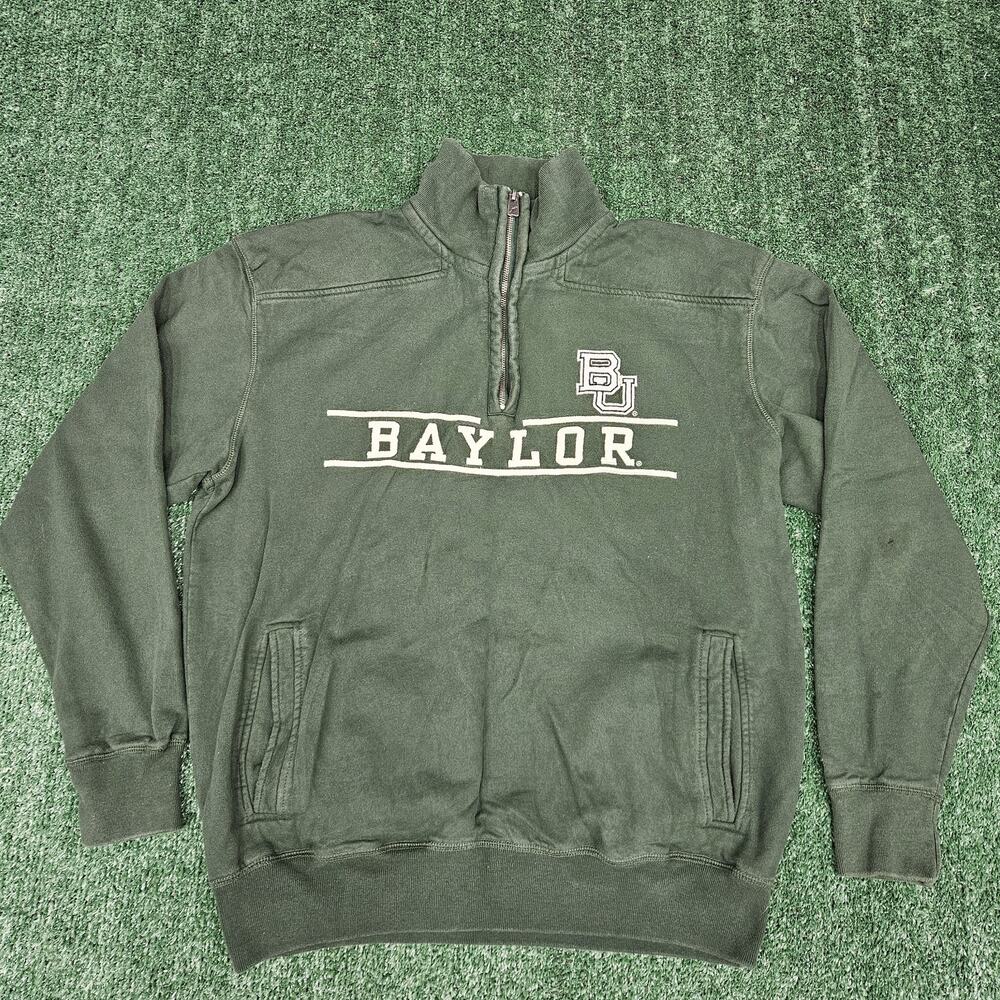 Baylor Bears Sweater Mens XL Green Fleece NCAA Football Collegiate Outfitters BU